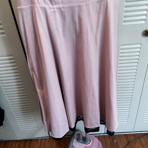 Torrid Black Pink Lace Polka Dot Retro Swing Dress Size 16 - Picture 3 of 12